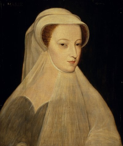 Mary, Queen of Scots, 1542 - 1587. Reigned 1542 - 1567 in White Mourning by François Clouet